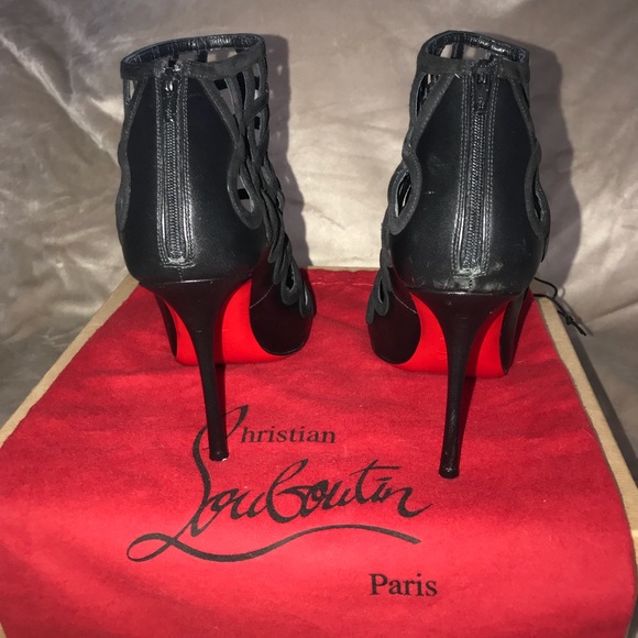 Authentic Christian Louboutin Cajaboot 100 Cage heel/Booties 🔥🔥 - Picture 7 of 8